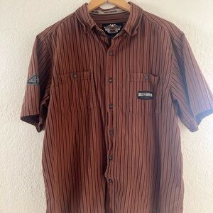 Vintage Harley Davidson Button Down Shirt